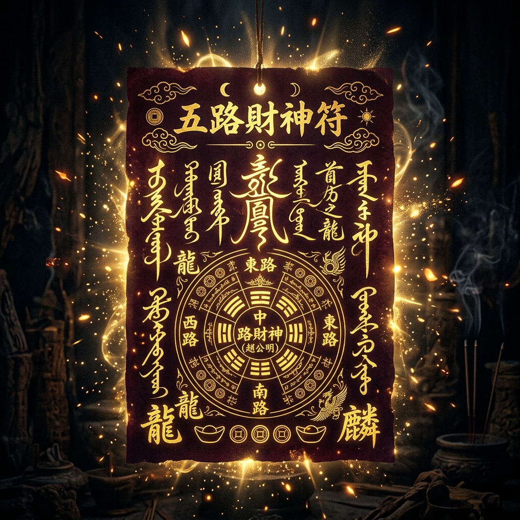 五路财神符